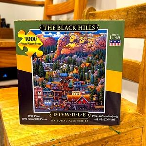 Dowdle Puzzle jigsaw puzzle The Black Hills 1000 pieces excellent condition